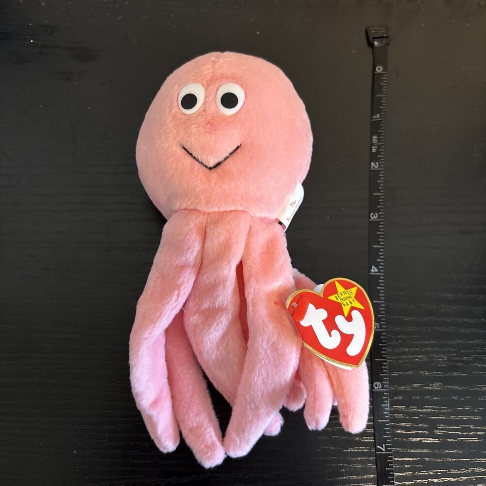Ty "Inky" The Octopus Beanie Baby - DOB 11/29/1994